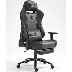 DREIZT - Silla Gamer Dreizt Heroes Negro Premium Reclinable Con Posapies