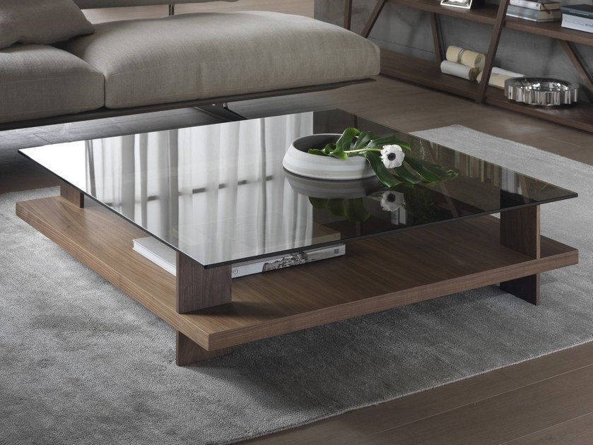 Mesa de Centro Vetro - Marrón