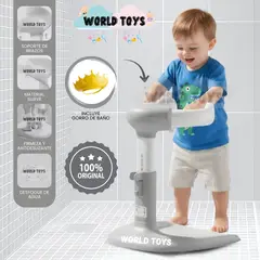 Baby - Soporte de Baños para Bebés «TIBOO» Edición Limitada Gray