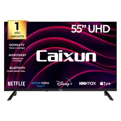 CAIXUN - Televisor LED 55 UHD 4K Google TV C55K4UG
