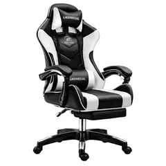 GENERICO - Silla Gamer Ergonomica Luces LED RGB Bluetooth Speaker