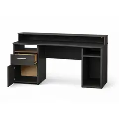 GENERICO - Escritorio Gamer Shanks Moderno - Roble Negro
