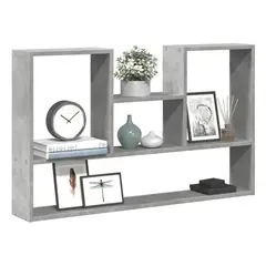 GENERICO - Repisa Flotante Rind Melamina 99x60 Cemento