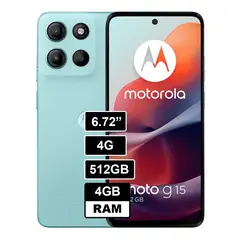 MOTOROLA - Smartphone Moto G15 4GB 512GB CELESTE