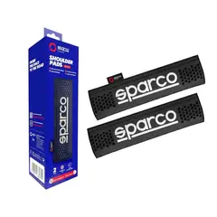 SPARCO - Kit Forro Cinturón De Seguridad SPARCO Original Color Negro