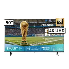 Hisense - TELEVISOR  HISENSE FHD 50'' SMART TV -50A4NV