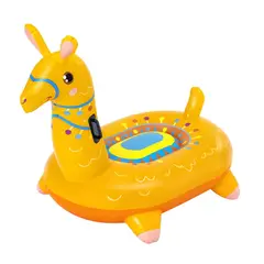 Bestway - Flotador Inflable Modelo Llama Amarilla 129cm x 110cm