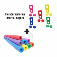 GENERICO - Flotador Churro + Seguro