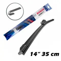 Bosch - Limpiaparabrisas Bosch 14 350mm Aerofit Curvo Aerodinámico de Grafito