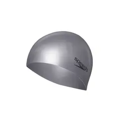 SPEEDO - Gorras Swimming Unisex Speedo Plain Moulded Silicone Cap Plata Unu