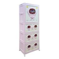 GENERICO - ROPERO MODELO ASTRONAUTA COLOR ROSADO