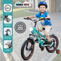 Velox - Bicicleta Deportiva Aro 12 «ROCKET» para Niños Green