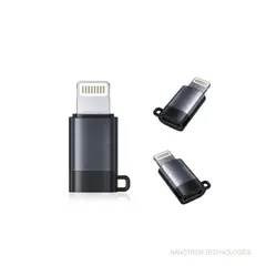 NANOTRON TECHNOLOGIES - Adaptador Tipo C a Lightning IOS para micrófono o audio