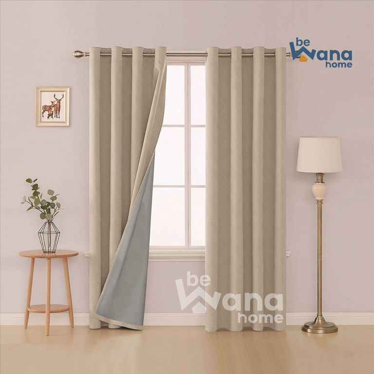 Cortina Blackout ENGOMADO150x250cm CAMELLO