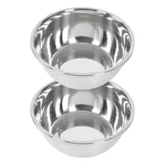 INSPIRA - Set de 2 Bowls para Cocina de Acero Inoxidable 28 cm