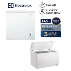 Electrolux - Congeladora Electrolux EFC15A2HPWB 145 Litros Blanco