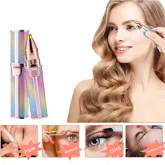 GENERICO - Depilador 2 en 1 Facial y Ceja Eléctrico Inalámbrico Recargable Belleza