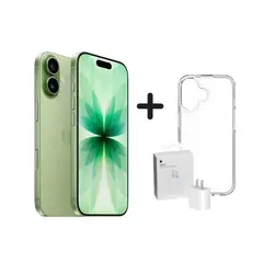 APPLE - IPHONE 17 256GB ESIM - VERDE + CARGADOR + CASE PROTECTOR