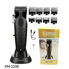 KEMEI - Maquina Clipper KEMEI Afeitadora Cortadora de Cabello Portatil inalambrico Recargable KM-2296