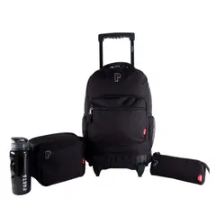 PORTA - PACK MOCHILA PORTA CABIMAS-CRY NEGRO CON RUEDAS