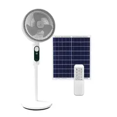 NUVORA - VENTILADOR CON PANEL SOLAR 30W
