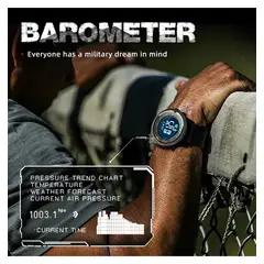 NORTH EDGE - Smartwatch North Edge AP46 Brújula Barómetro Alpinismo