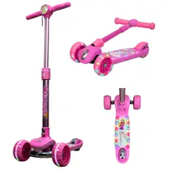 OXIEPRO - Scooter Ajustable para Niños 5 a 15 Años con Música, Luces LED y Bluetooth