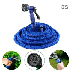 GENERICO - MANGUERA EXPANDIBLE DE 15 METROS PARA USO DOMÉSTICO AZUL