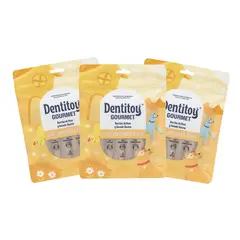 DENTITOY - Barritas de Vacuno y Pavo Dentitoy Gourmet Bolsa 6 unid Pack x 3