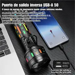 ROHS - Linterna Recargable Lantun Potencia Extrema