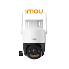 IMOU - Cámara Vigilancia Cruiser SC 8MP Imou Detección Personas Visión Noche Color Luz Advertencia 128GB