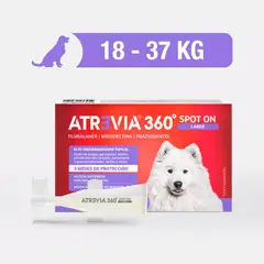 ATREVIA - ATREVIA 360° Spot On Large Solución Tópica para Perros de 18 a 37 kg - 1 Pipeta