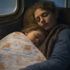 CERDITA - Manta Muselina para Bebé 2 Capas 100% algodón - Oso nube