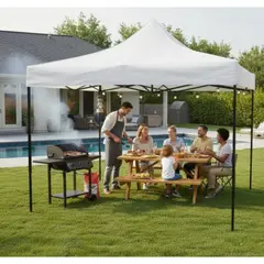 GENERICO - Toldo Plegable Carpa Armable Protector Sombrilla 3x3