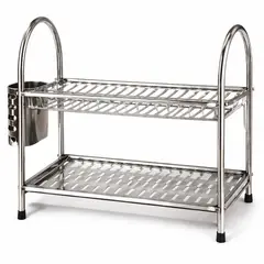 INSPIRA MARKET - Escurridor Organizador de platos 2 niveles