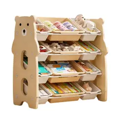 GENERICO - Organizador de Juguetes Osito Montessori 4 Niveles