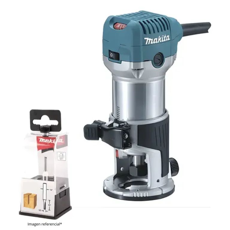 Ruteadora 710watts Velvariable RT0700C + 1 Fresa MAKITA