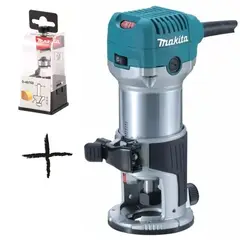 MAKITA - Ruteadora 710watts Velvariable RT0700C + 1 FRESA REDONDEADORA