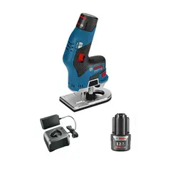 Bosch - Fresadora Ruteadora Bosch GKF 12V-8 + Batería y Cargador