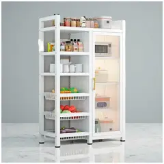 GENERICO - Organizador de 5 Pisos con Comparticiones 148cm Blanco