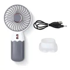 GENERICO - Mini Ventilador Portatil De Mano Recargable Soporte Celular