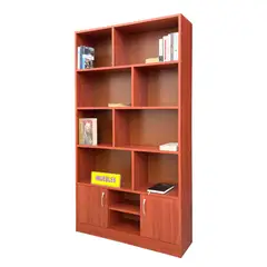 TEMEL - Estante De Melamina de 1 Metro color Cedro