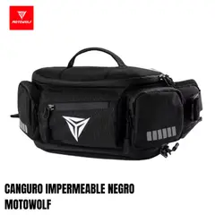 MOTOWOLF - CANGURO IMPERMEABLE MOTOWOLF NEGRO