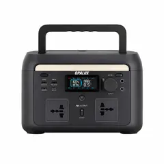 OPALUX - Generador Eléctrico Portátil 600W 512Wh Power Station con USB-C y Salidas AC