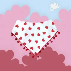 GENERICO - Bandana para Mascotas - San Valentin Talla M