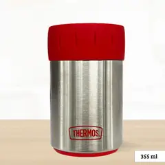 THERMOS - Enfriador Térmico de Latas de Acero Inox Rojo 355 ml Thermos