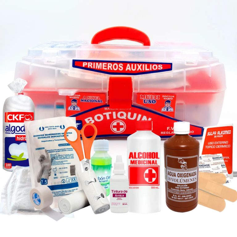 Botiquín de Emergencia Master 14 de Primeros Auxilios