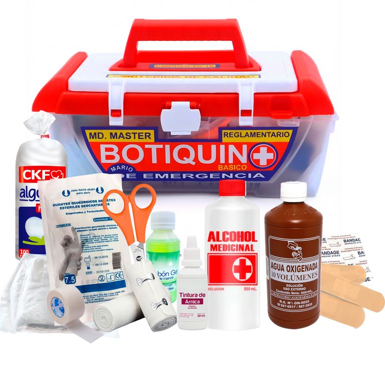 Botiquín de Emergencia Master 12 de Primeros Auxilios