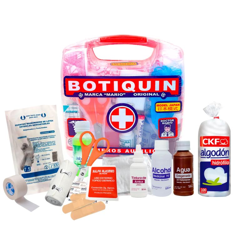 Botiquín de Emergencia Tipo Lonchera Primeros Auxilios