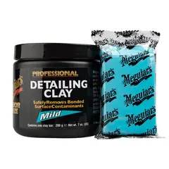 MEGUIARS - Meguiars Barra Plastilina Arcilla de Descontaminado - C2000 ClayBar Profesional Grado Medio